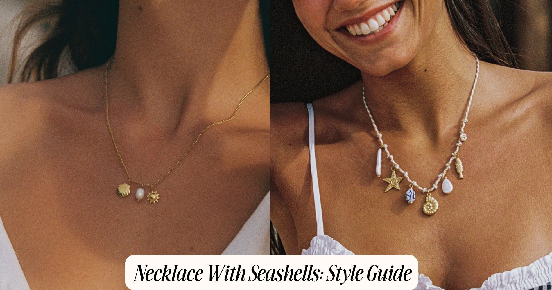 necklace with seashells