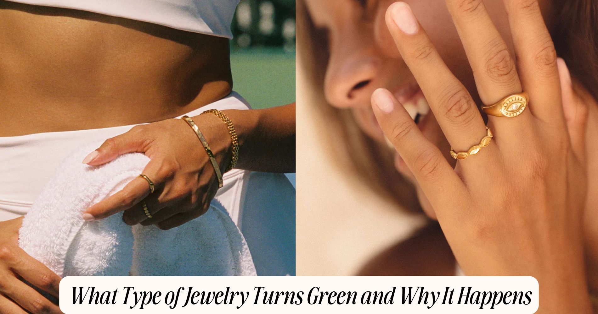 what type of jewelry turns green
