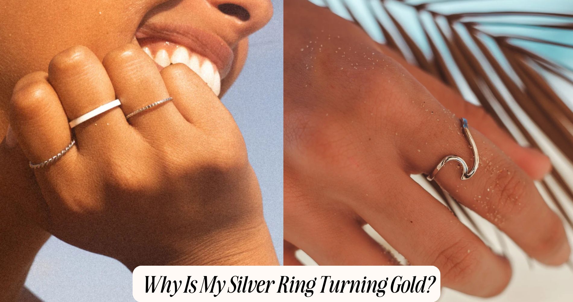 why is my silver ring turning gold