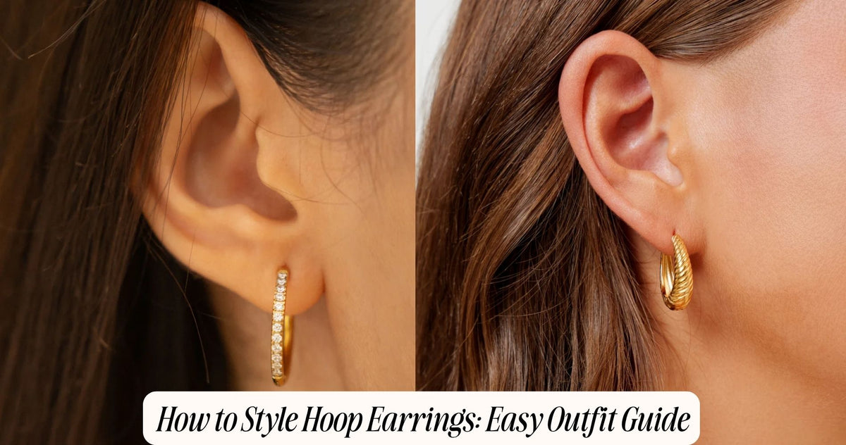 how to style hoop earrings