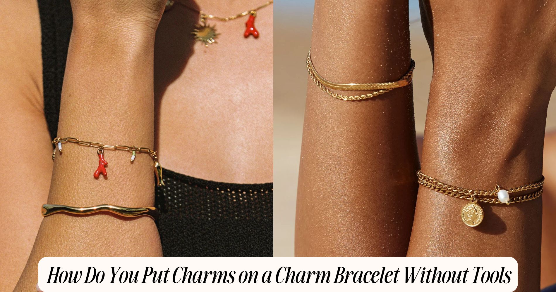 how do you put charms on a charm bracelet