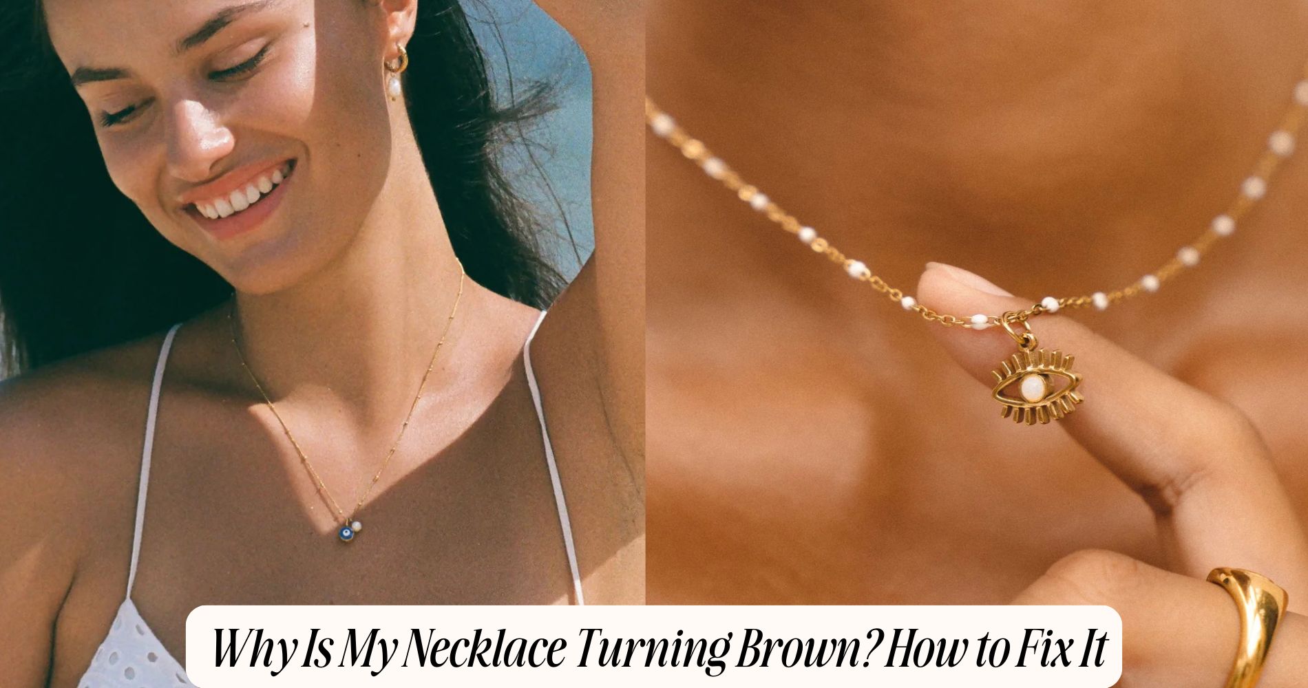 why is my necklace turning brown
