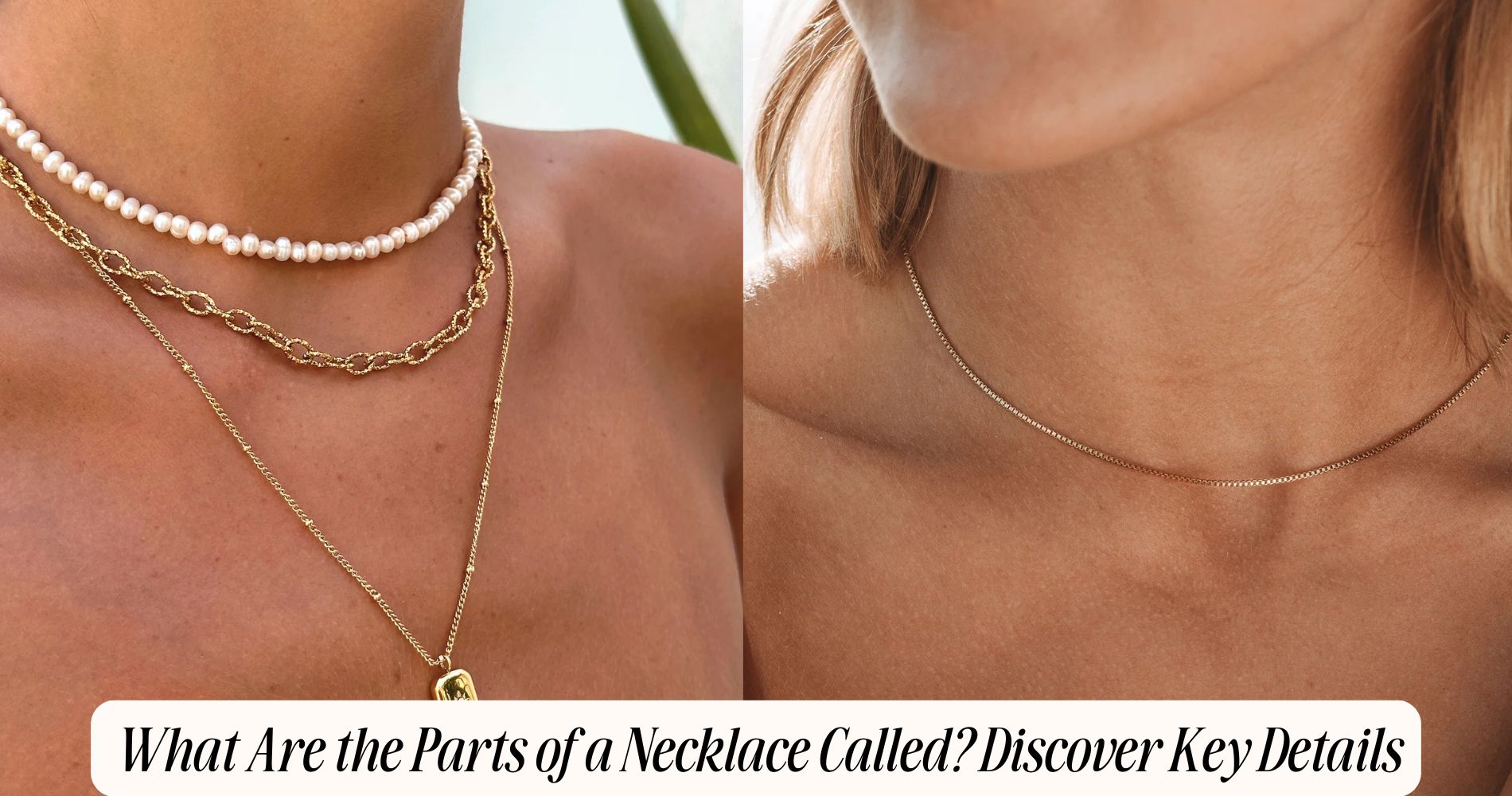 what are the parts of a necklace called