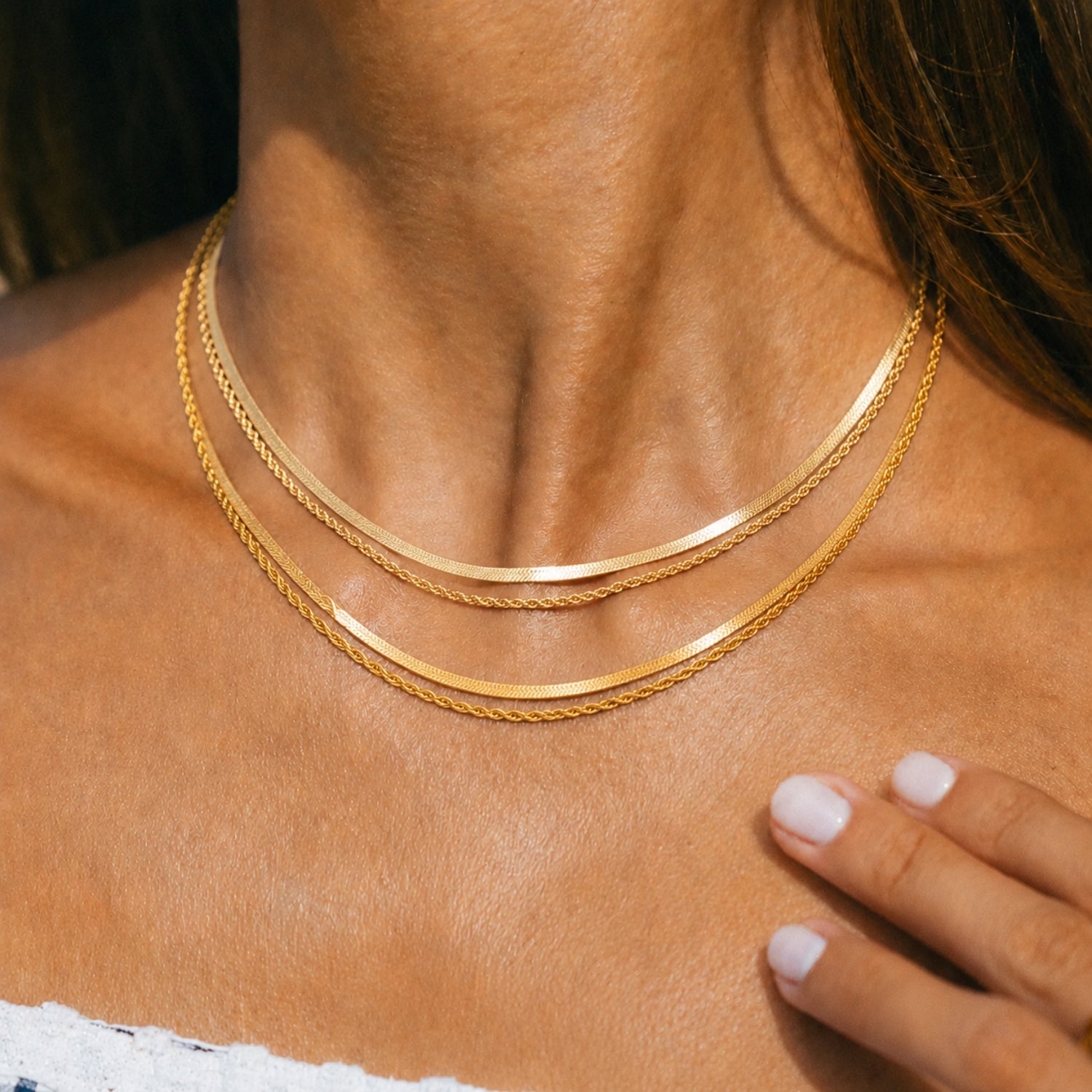 14kgold- Layered Necklace