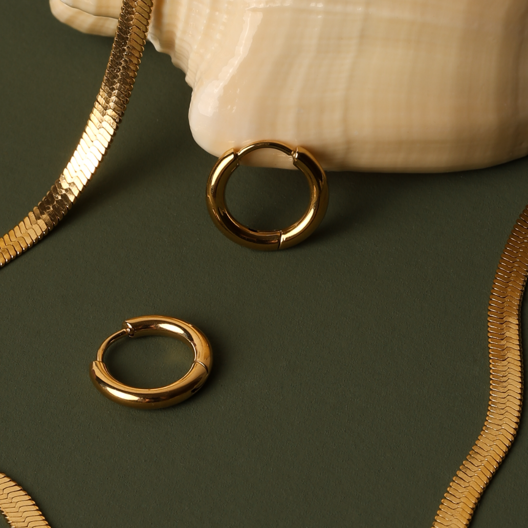 クラシックフープイヤリング