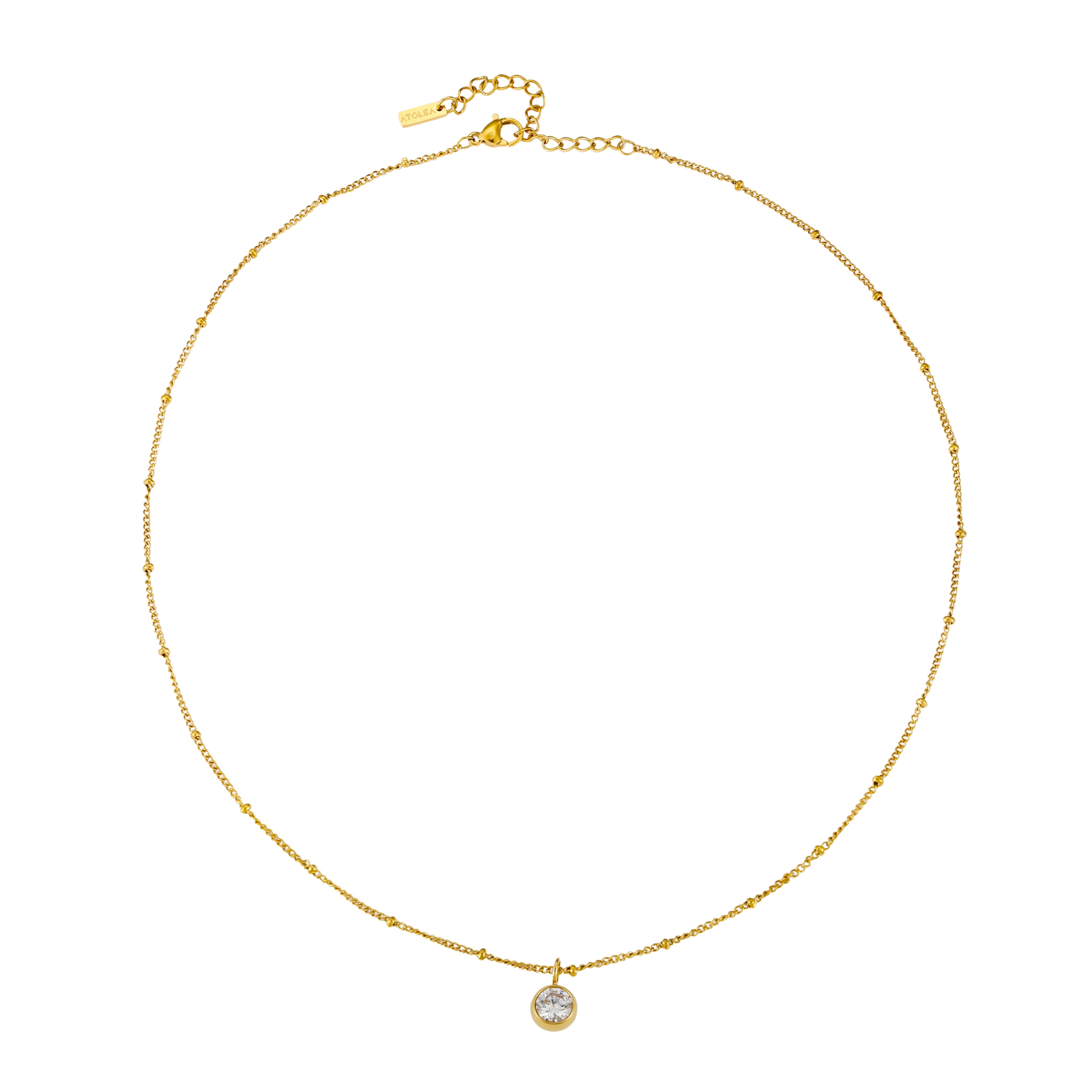 Birthstone Necklace April