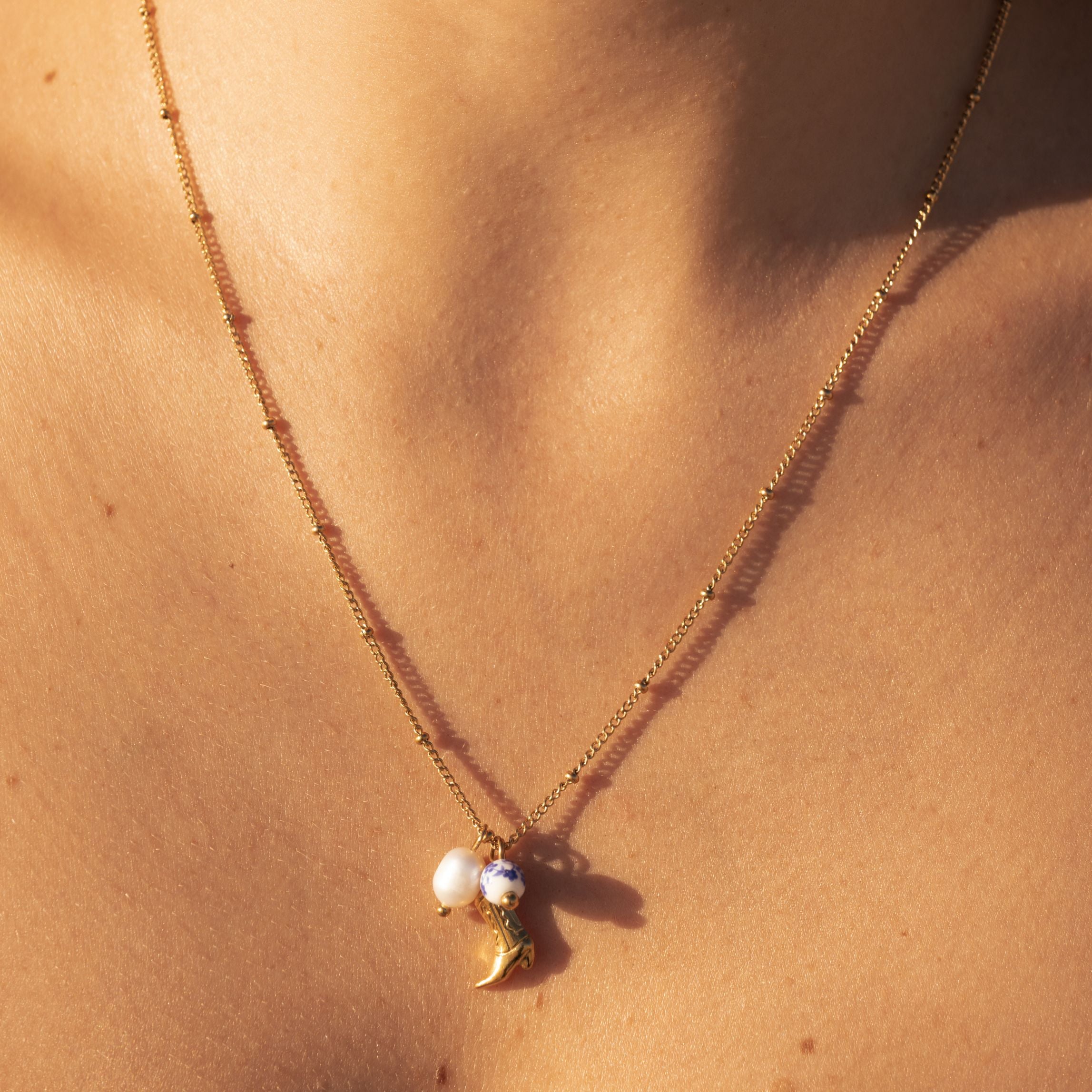 Cowboy Boot Necklace