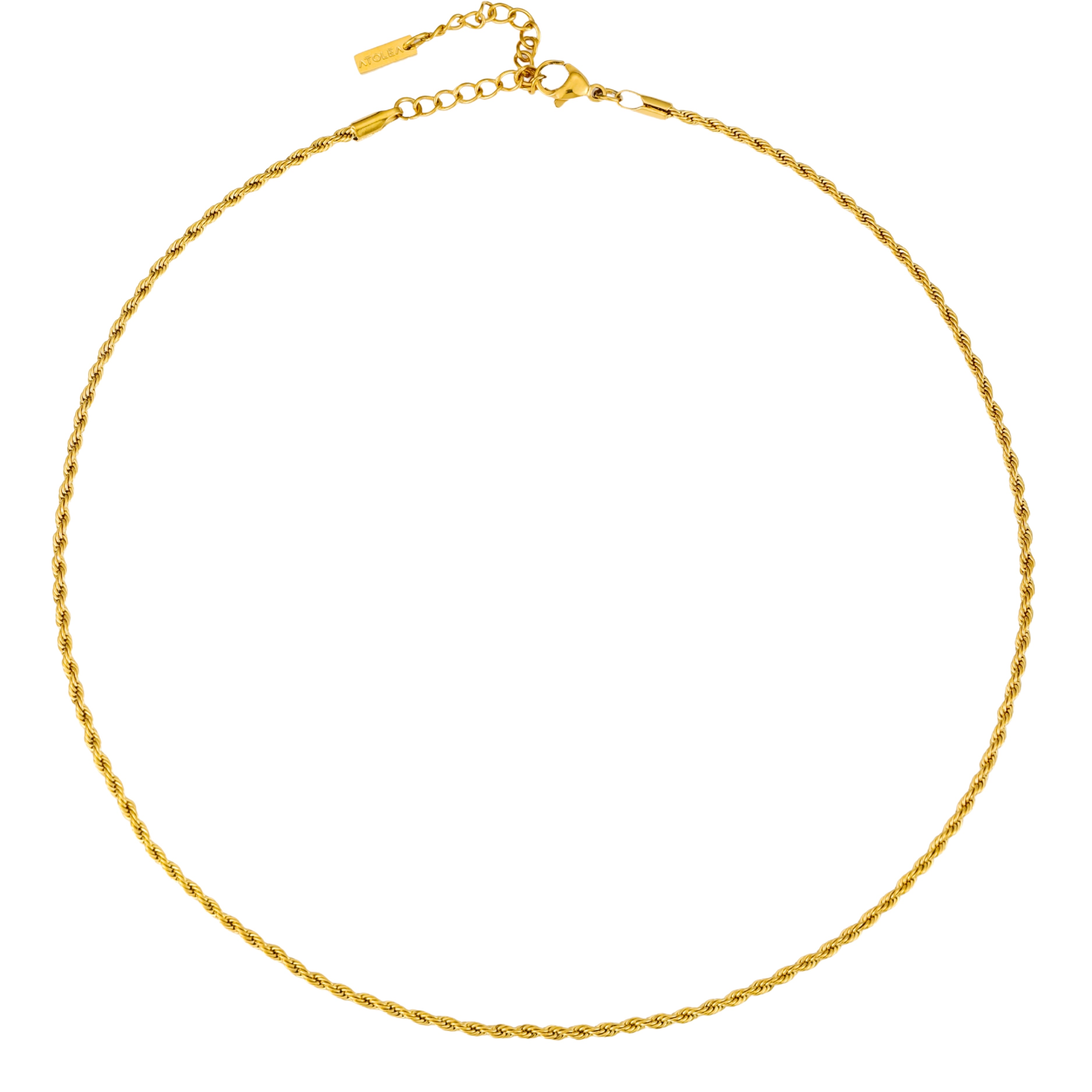 Gold Calvi Rope Necklace