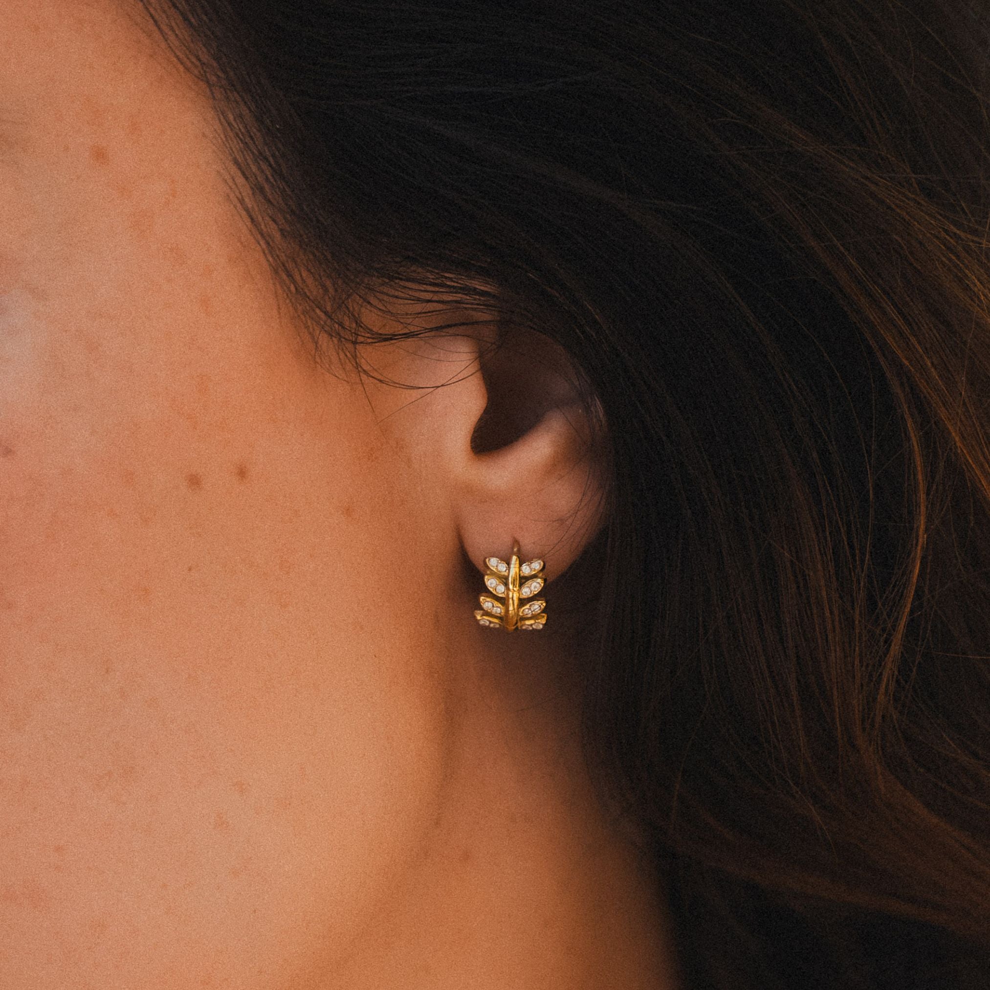 Gold Lauren Hoop