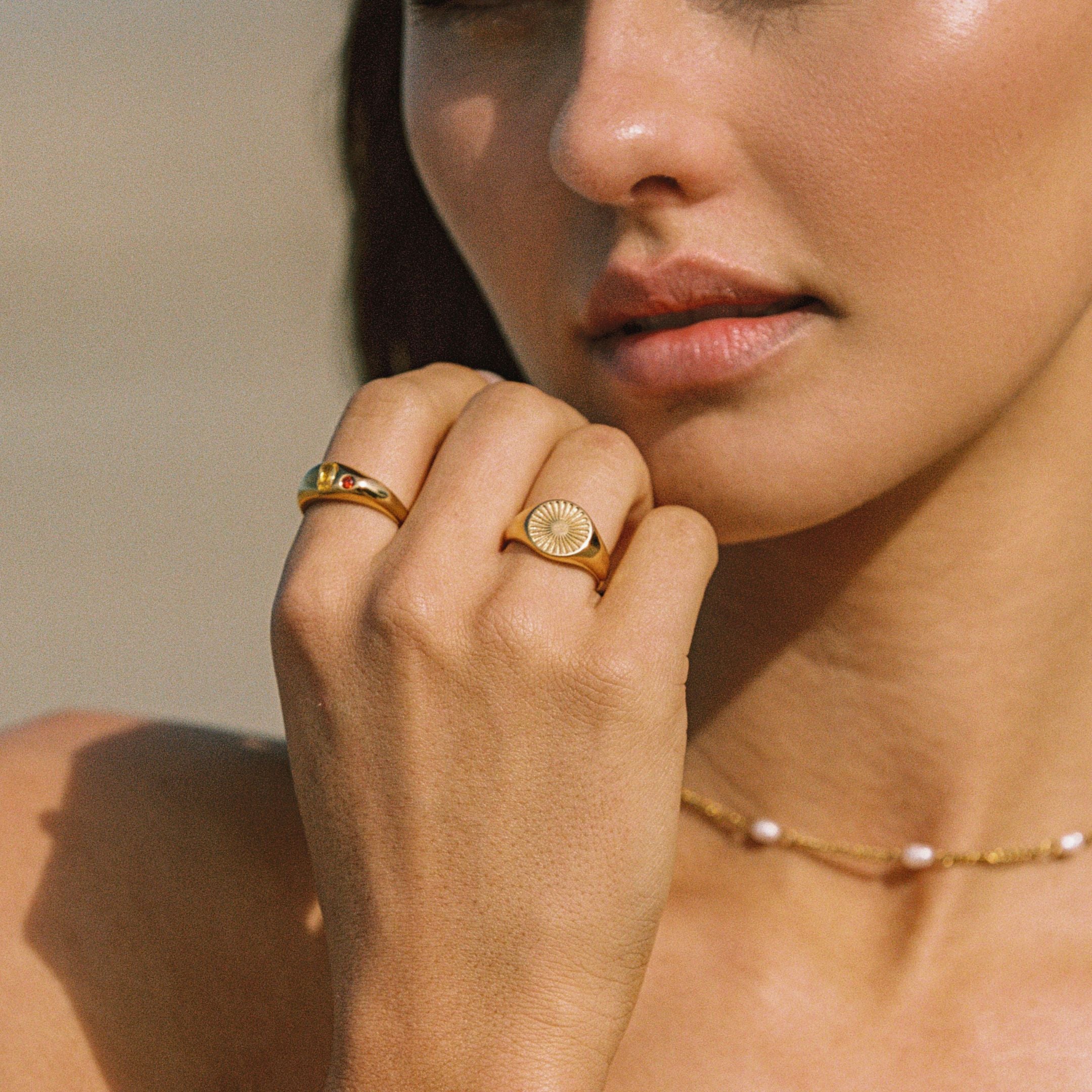 Gold Radiant Ring
