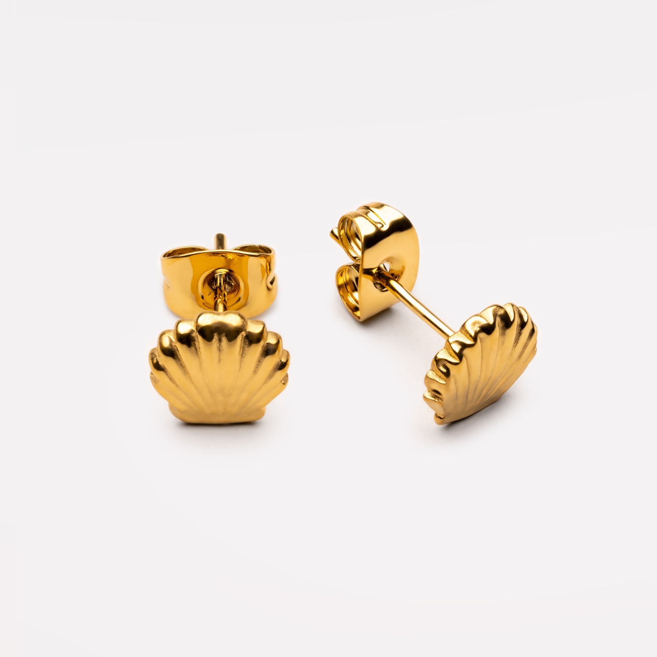 Gold Shell Studs