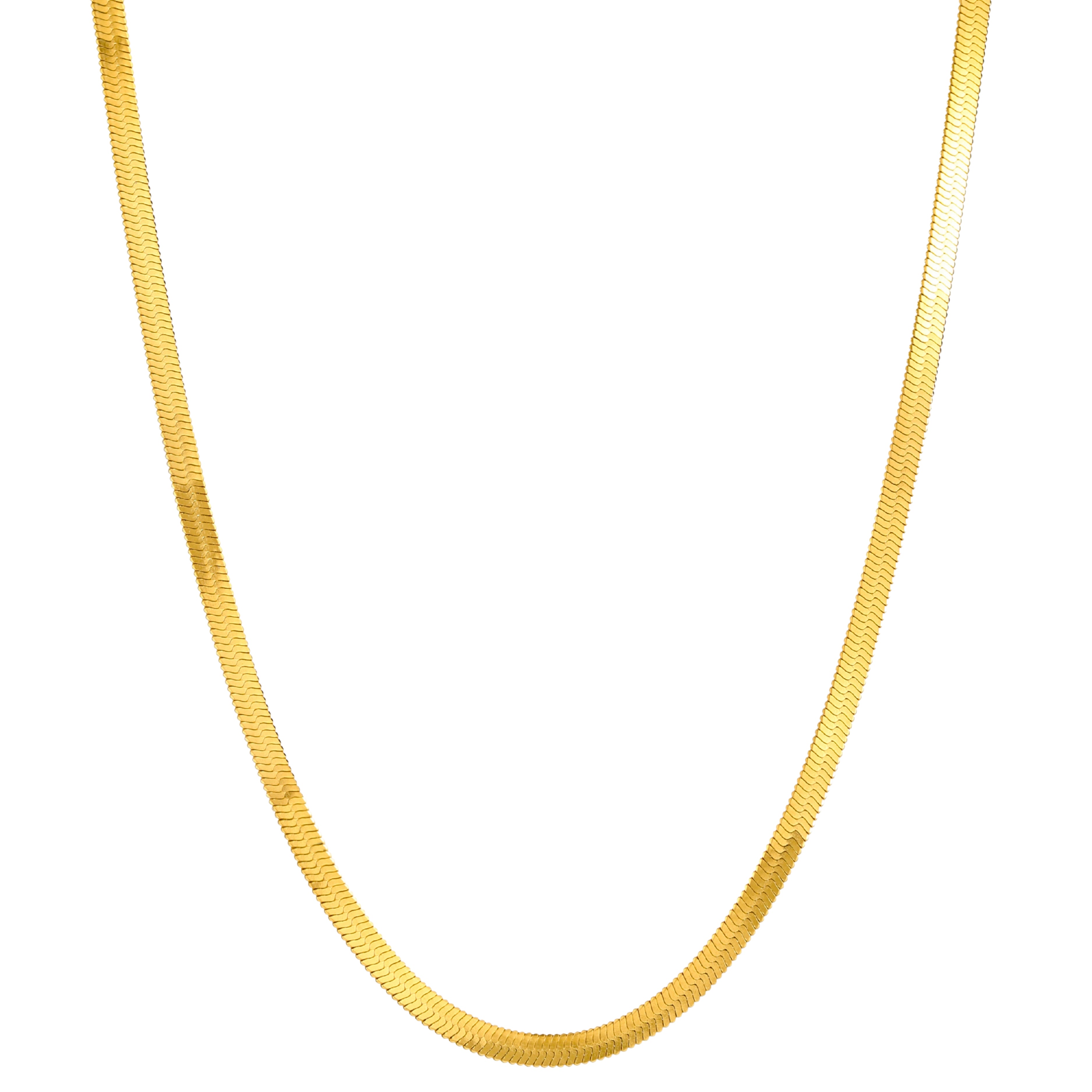 Golden Herringbone Choker