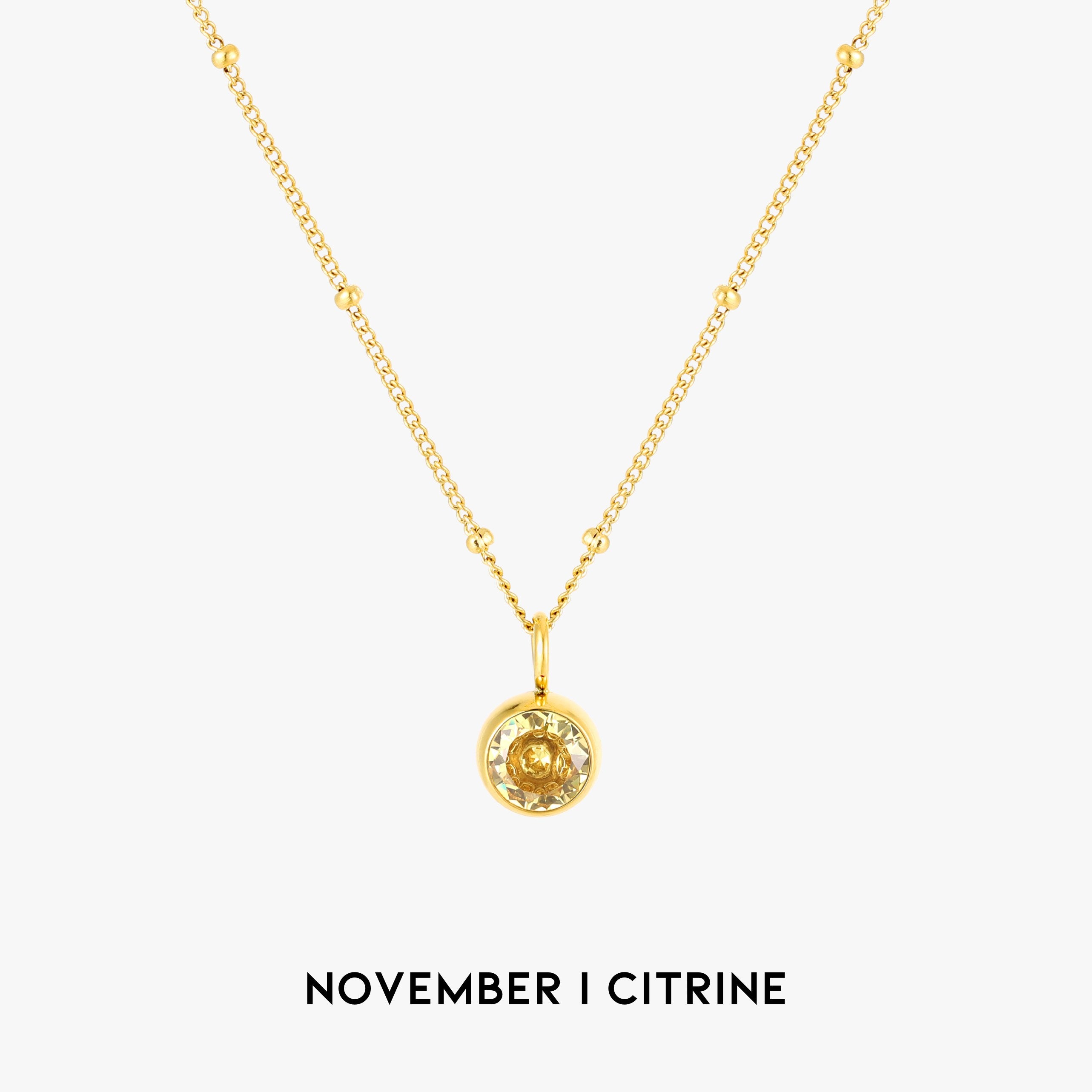 誕生石ネックレス