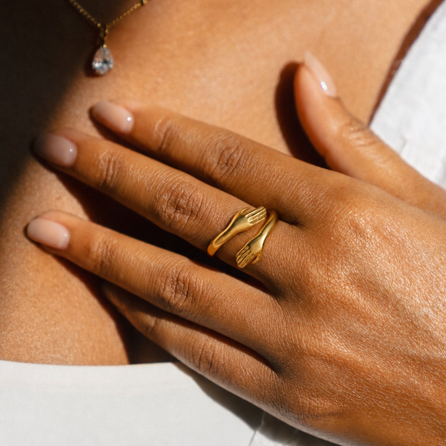 Sculptural Gold Ring