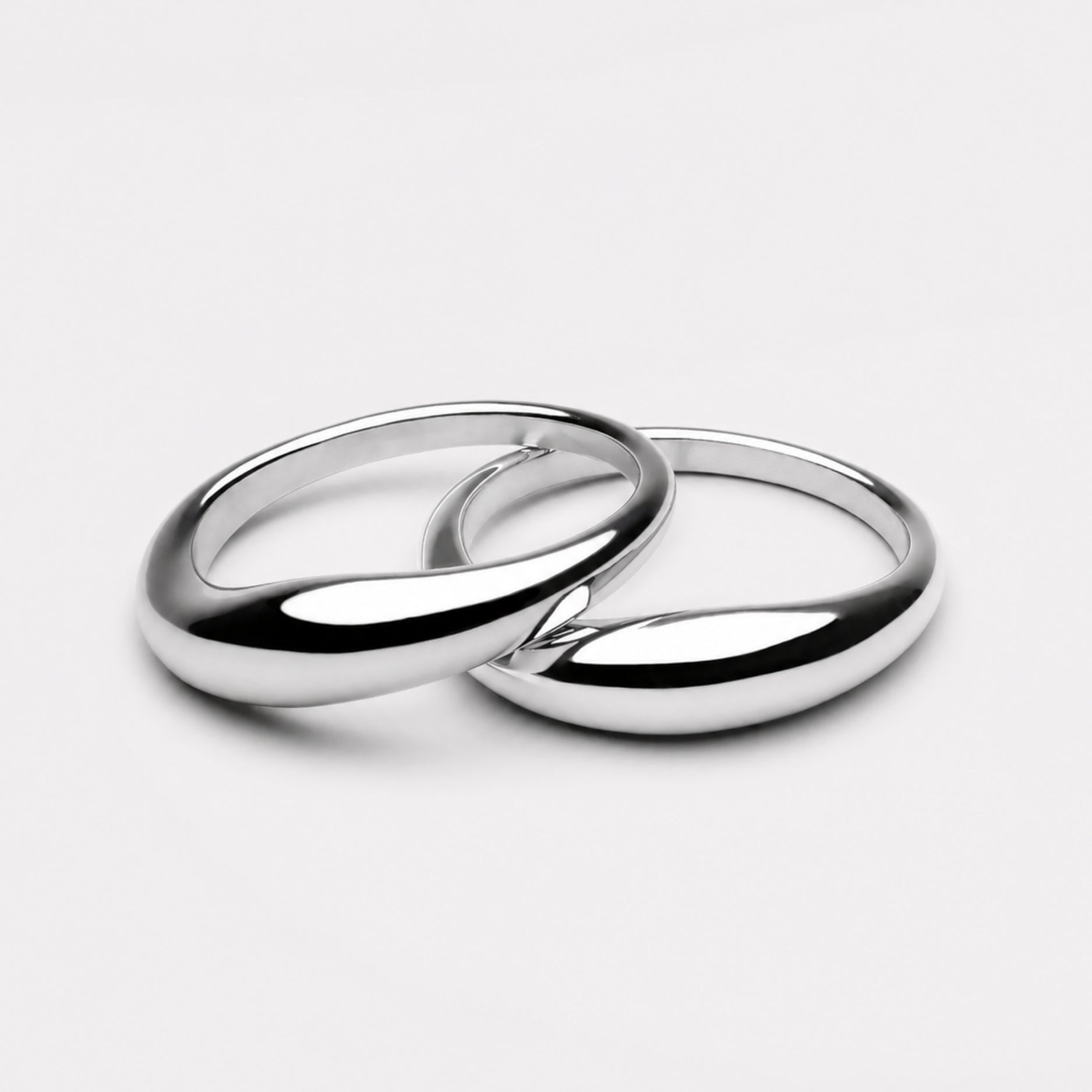 Silver Mood Twin Ring