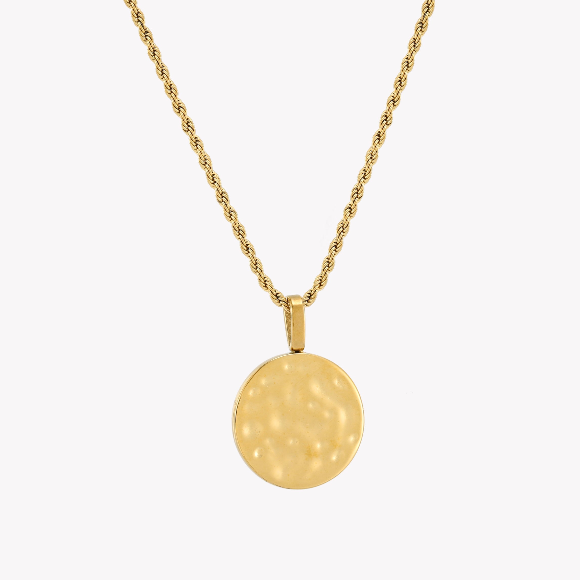 Sorella Necklace Gold On White Background