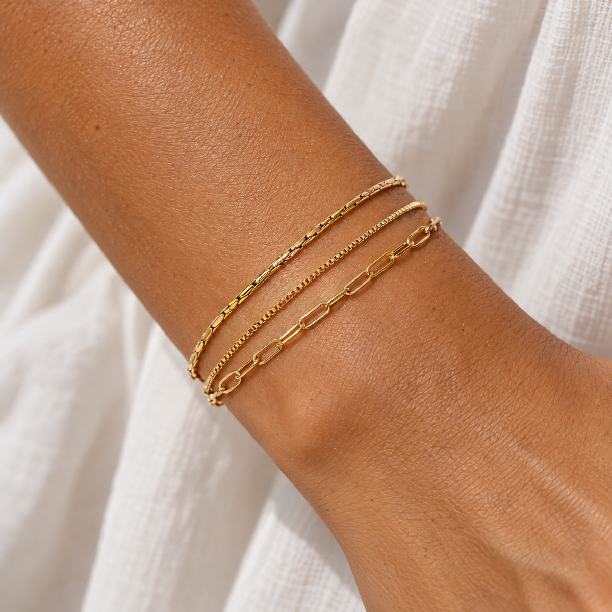 Golden Layered Bracelet