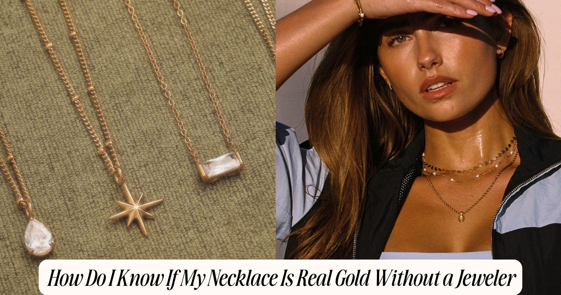 how do i know if my necklace is real gold