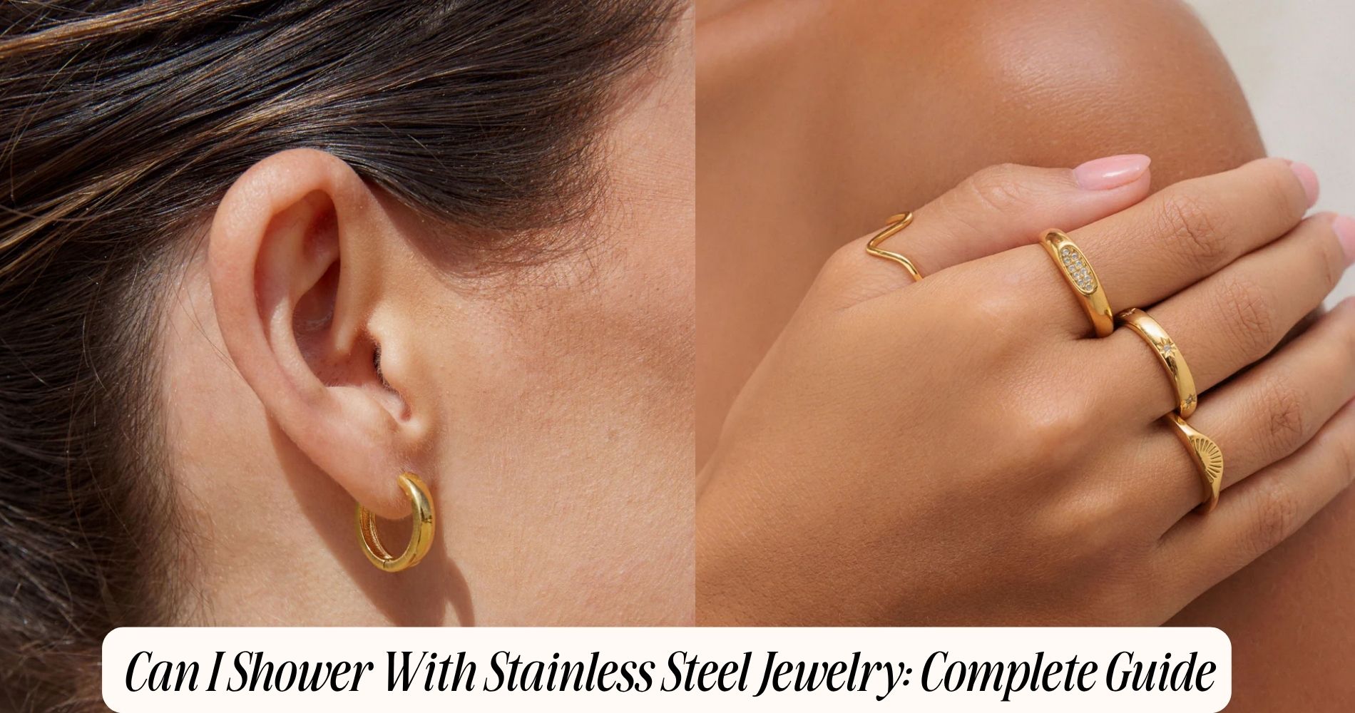 can i shower with stainless steel jewelry