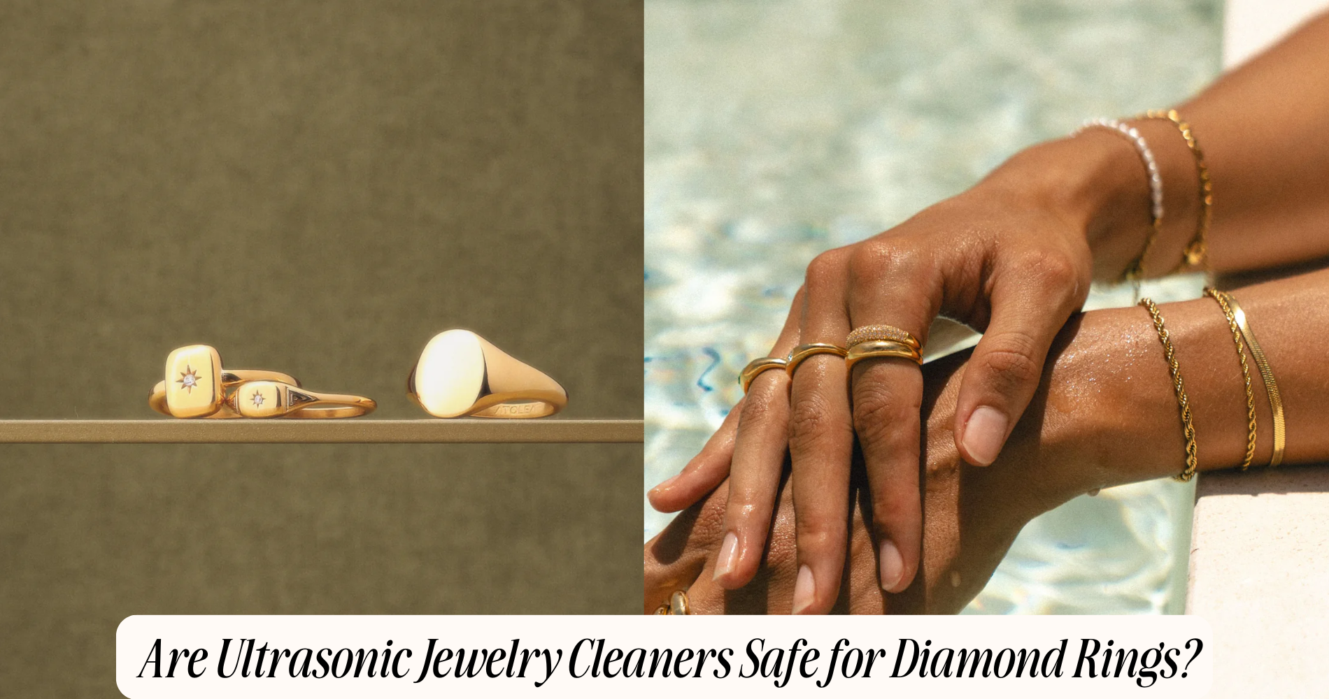 are ultrasonic jewelry cleaners safe for diamond rings​