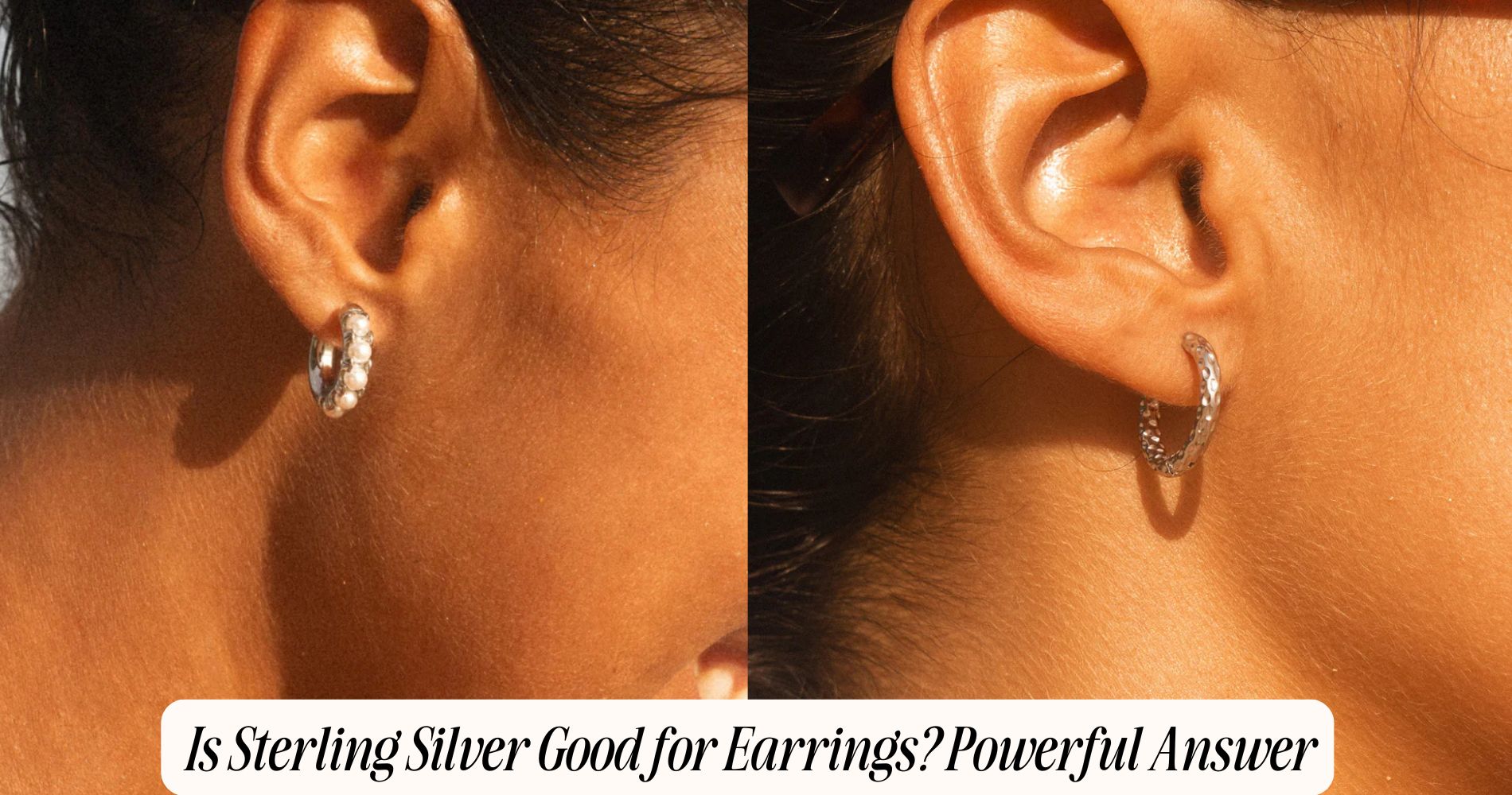 is sterling silver good for earrings