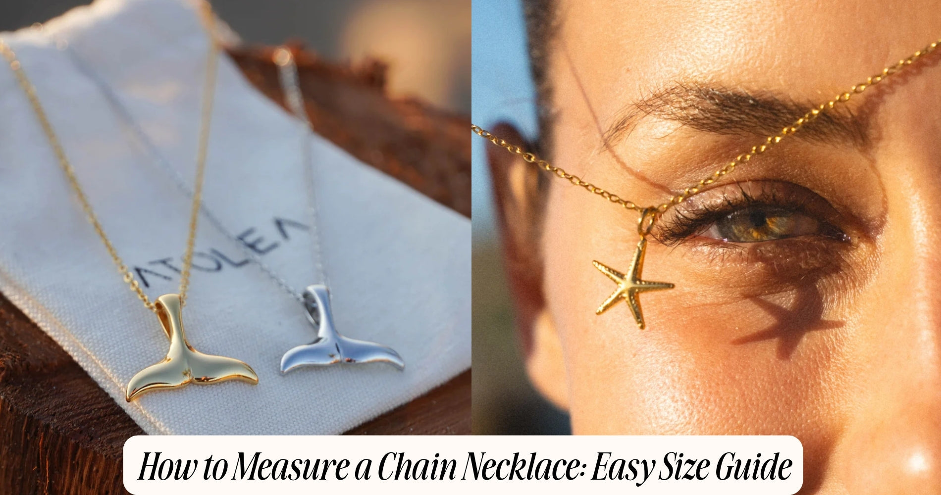 how to measure a chain necklace