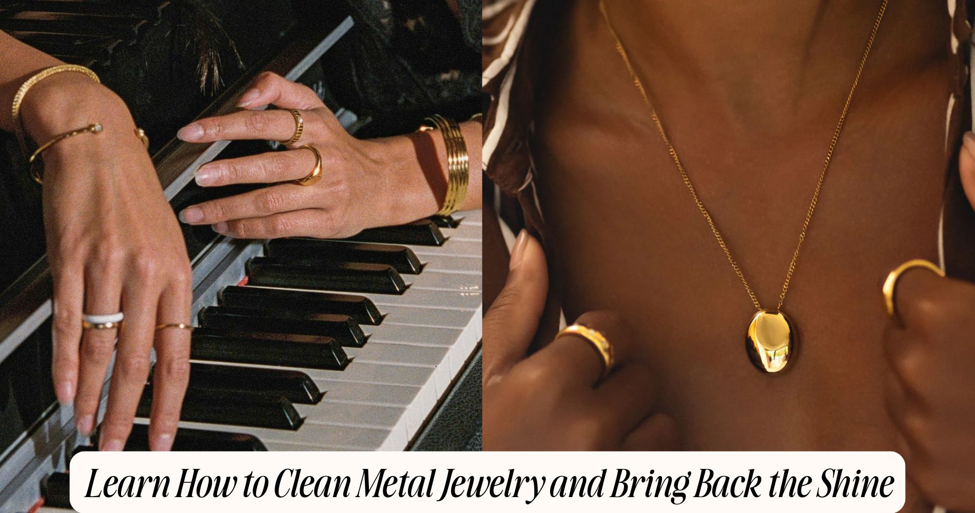how to clean metal jewelry​