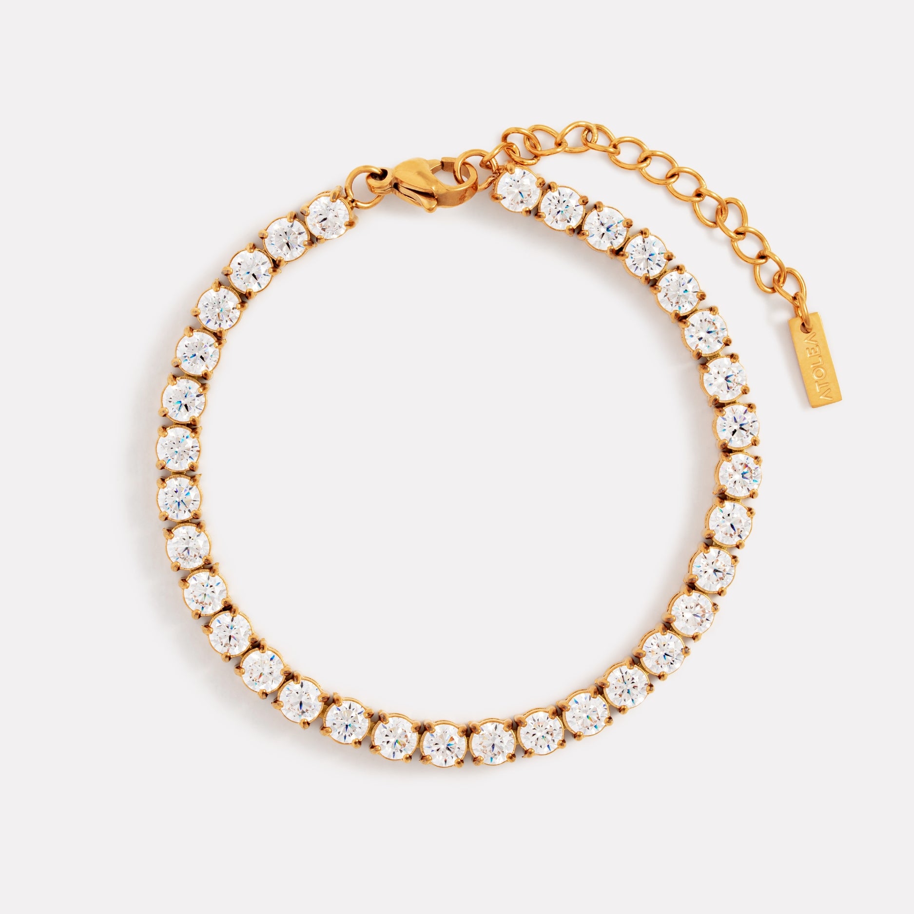 Gold Luxe Tennis Bracelet