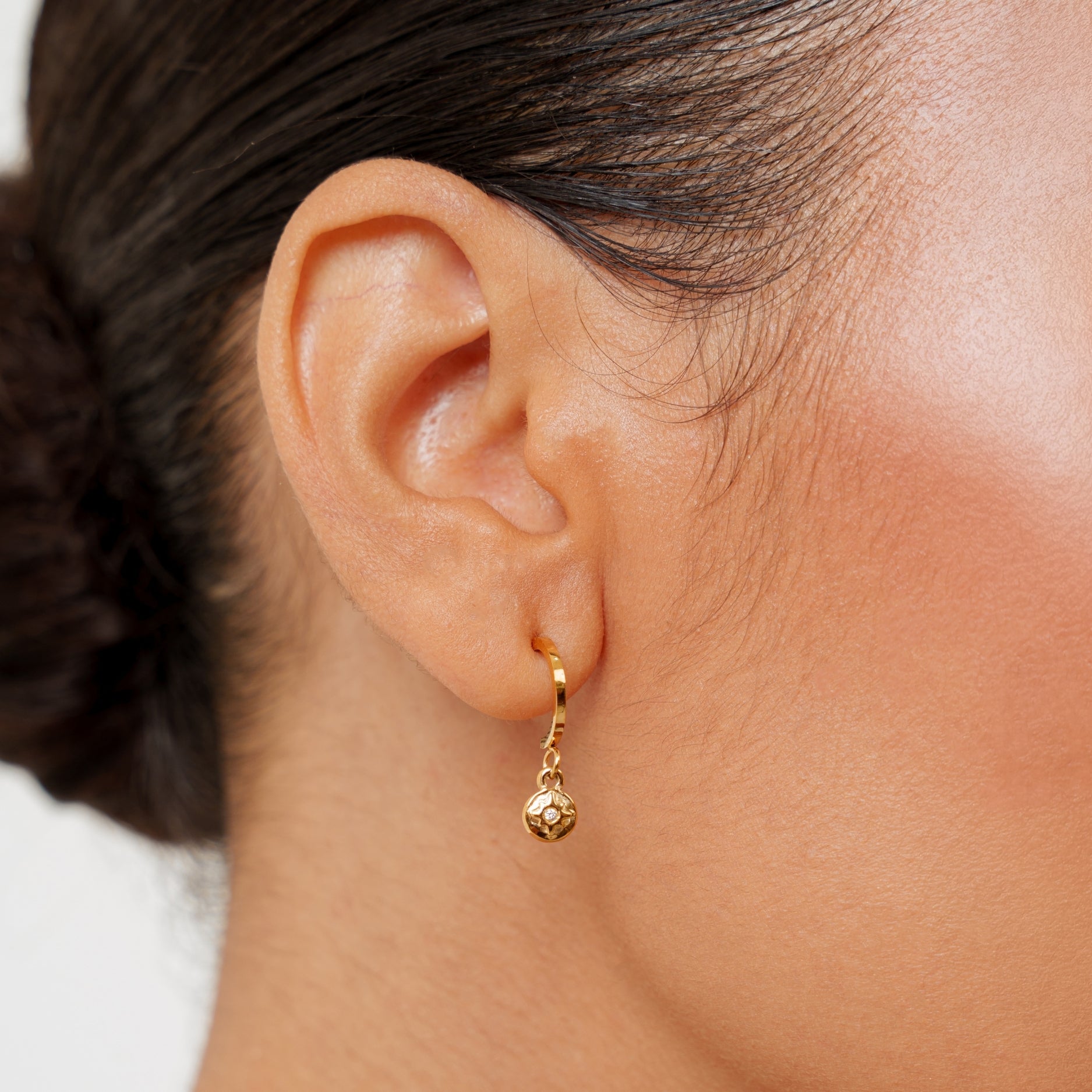 Gold Northstar Earrings