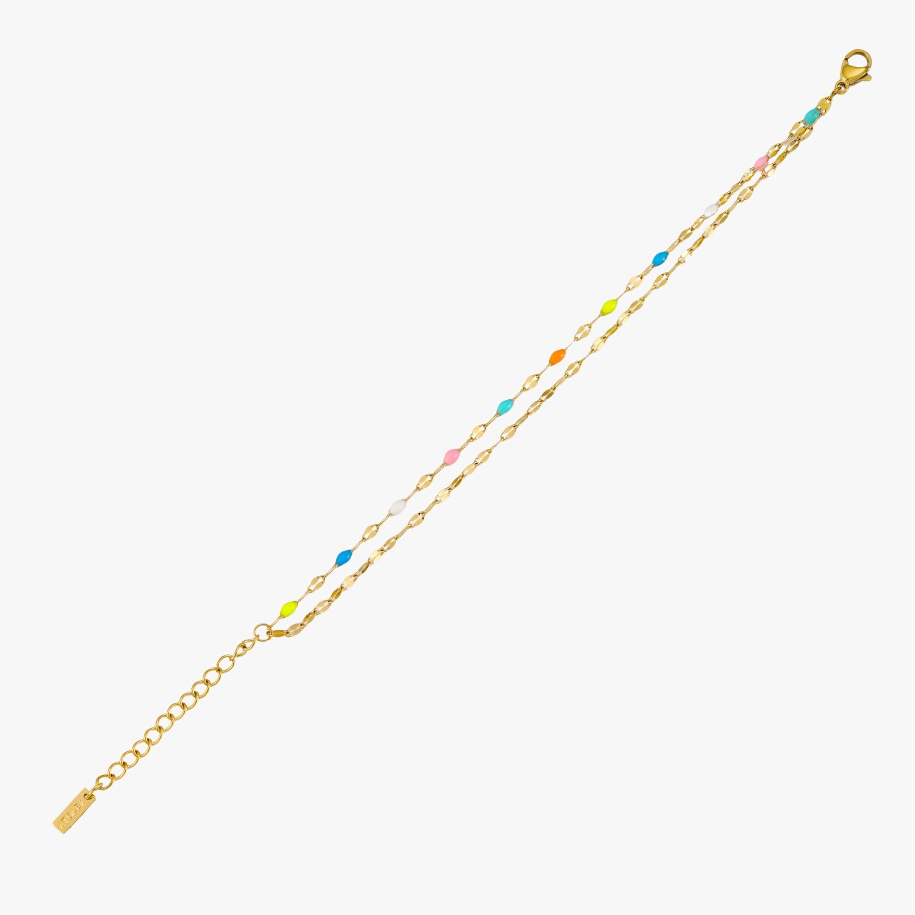 Gold Rainbow Bracelet
