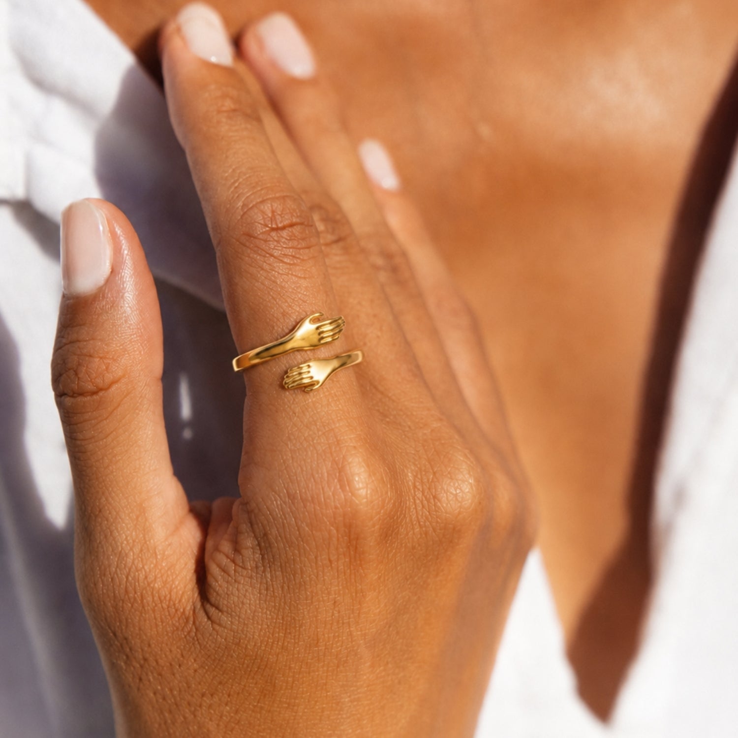 Golden Hug Ring