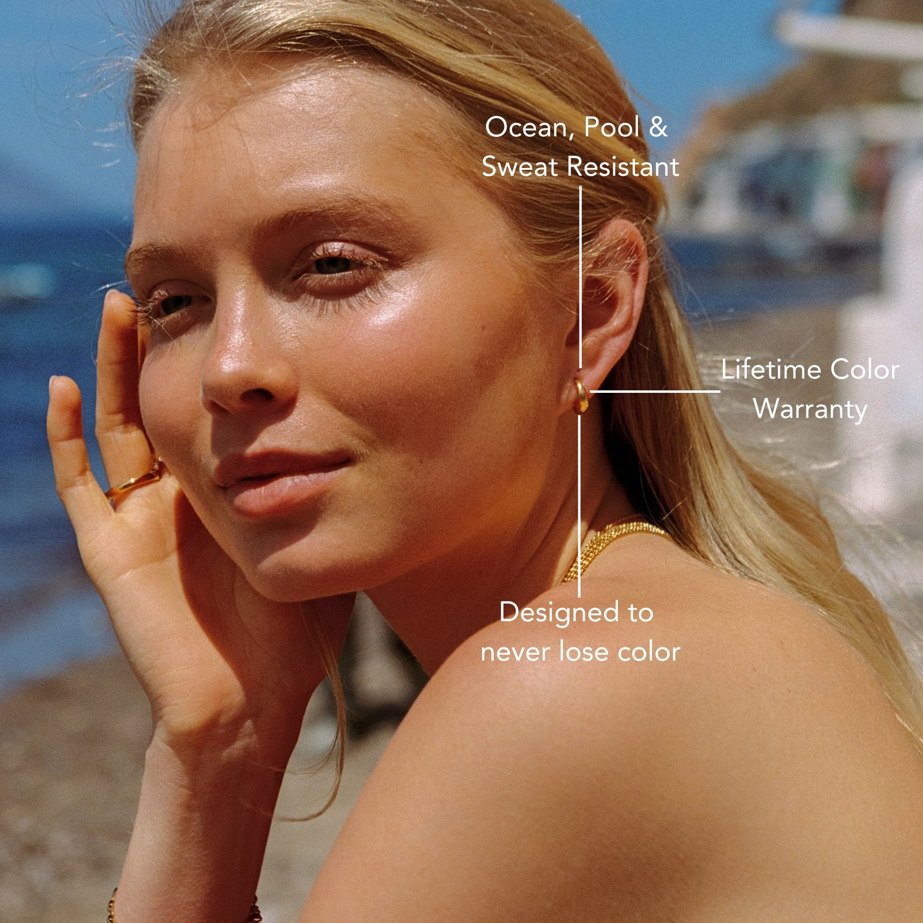 Iconic Bold Hoops Detail