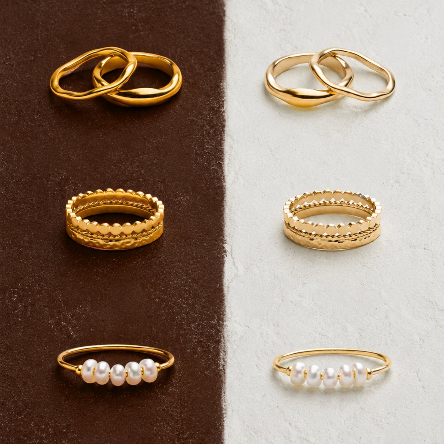 Pearls Ring 14kgold