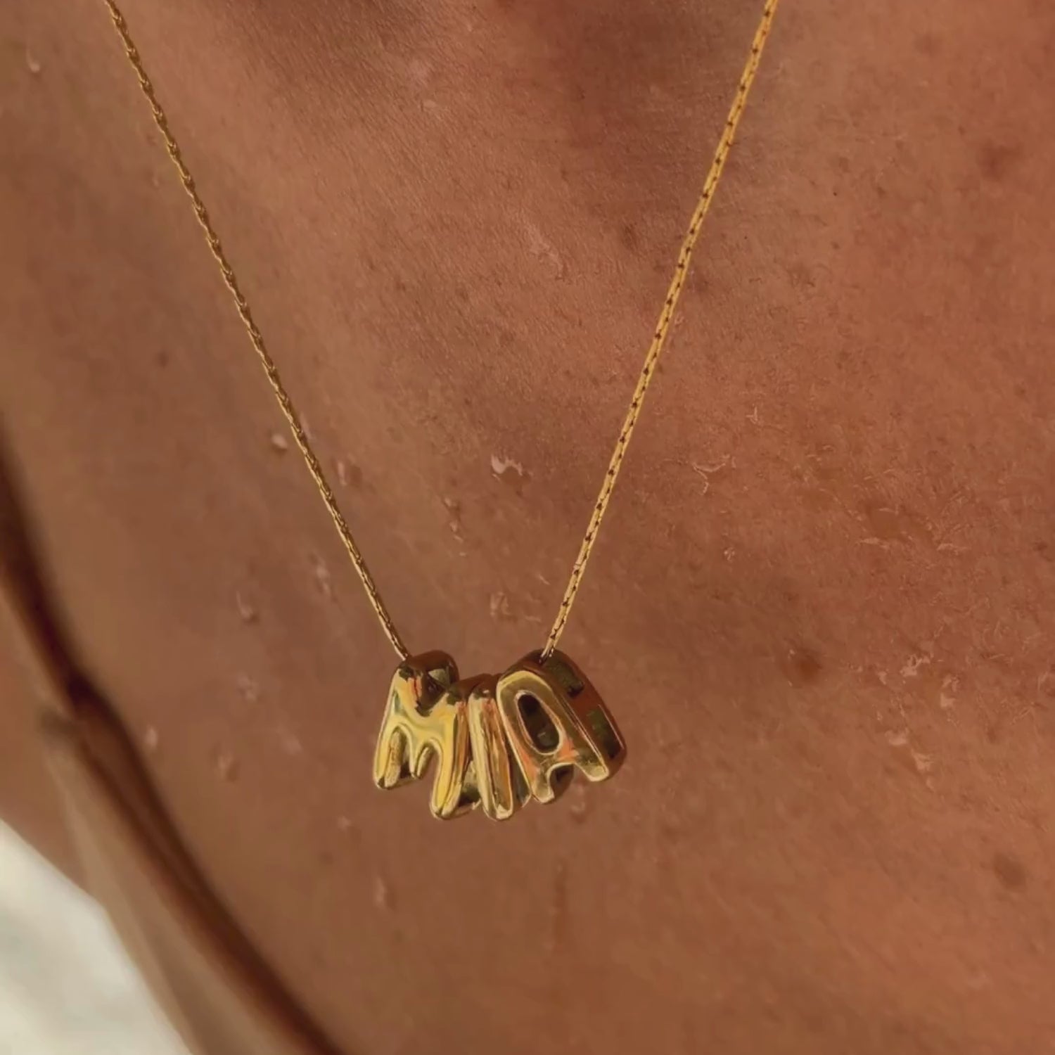 Name Bubble Necklace