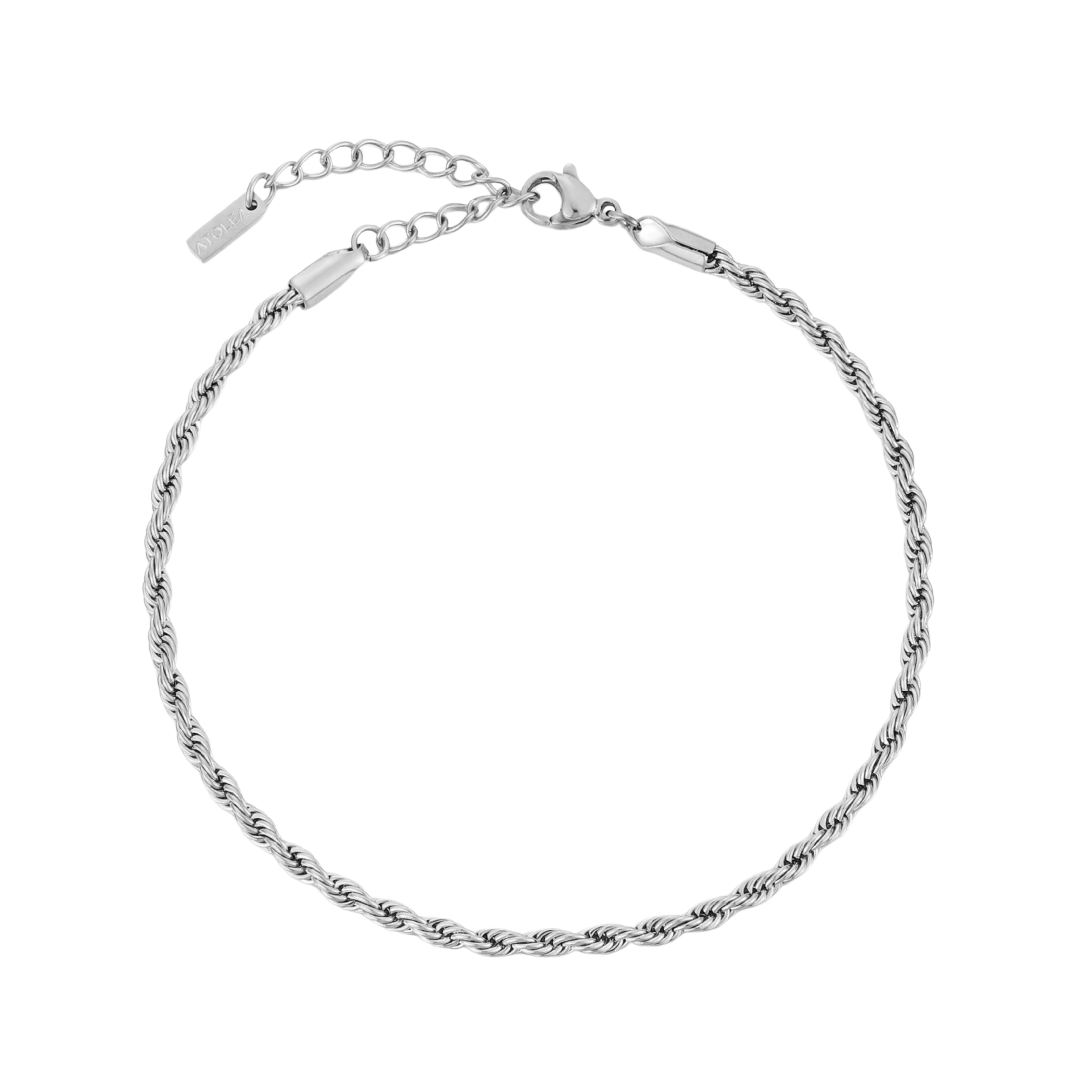 Rope Chain Bracelet Silver