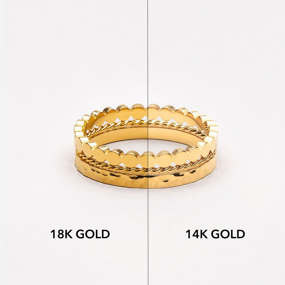 Set Rings 14k Gold