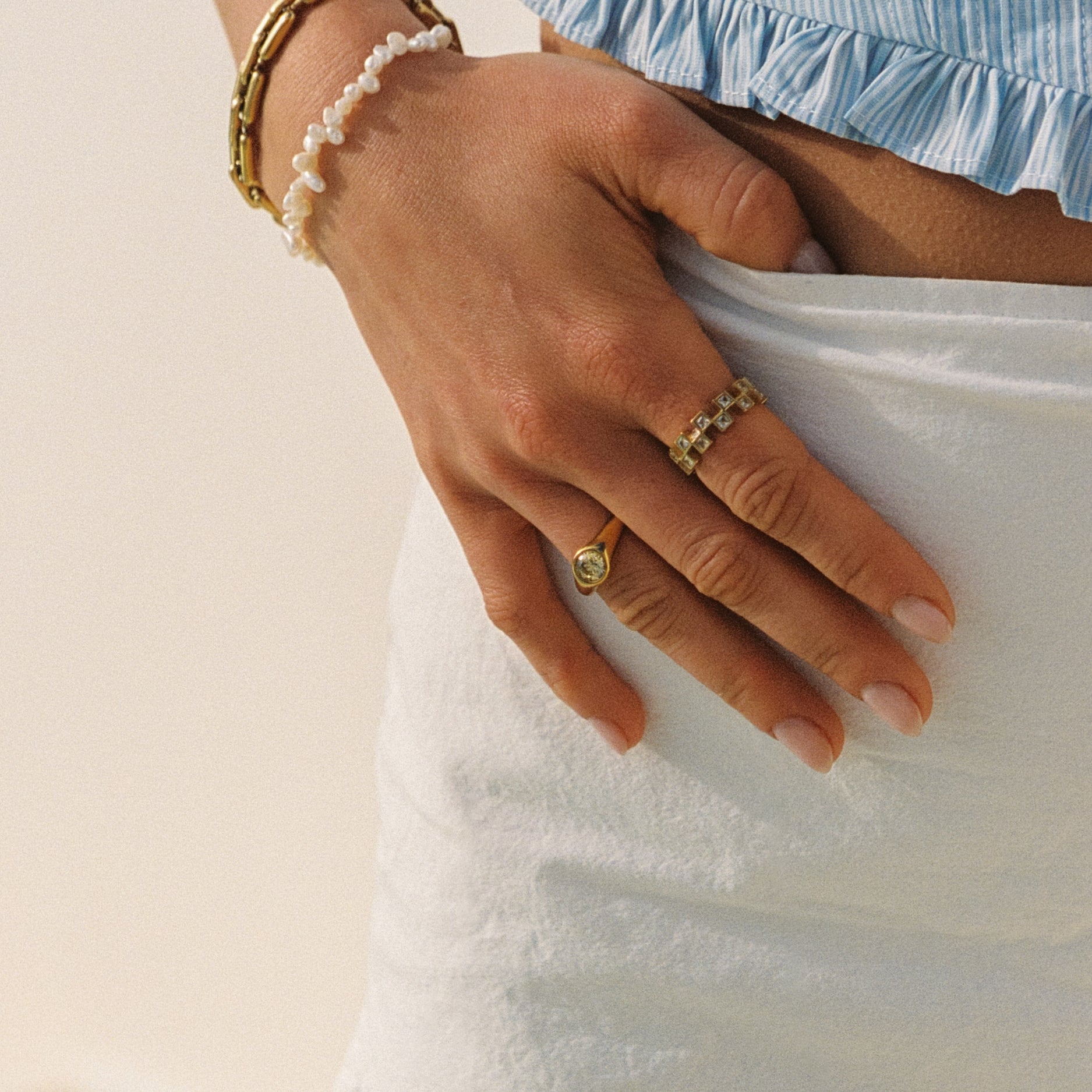 Soleil Signet Ring Luminous