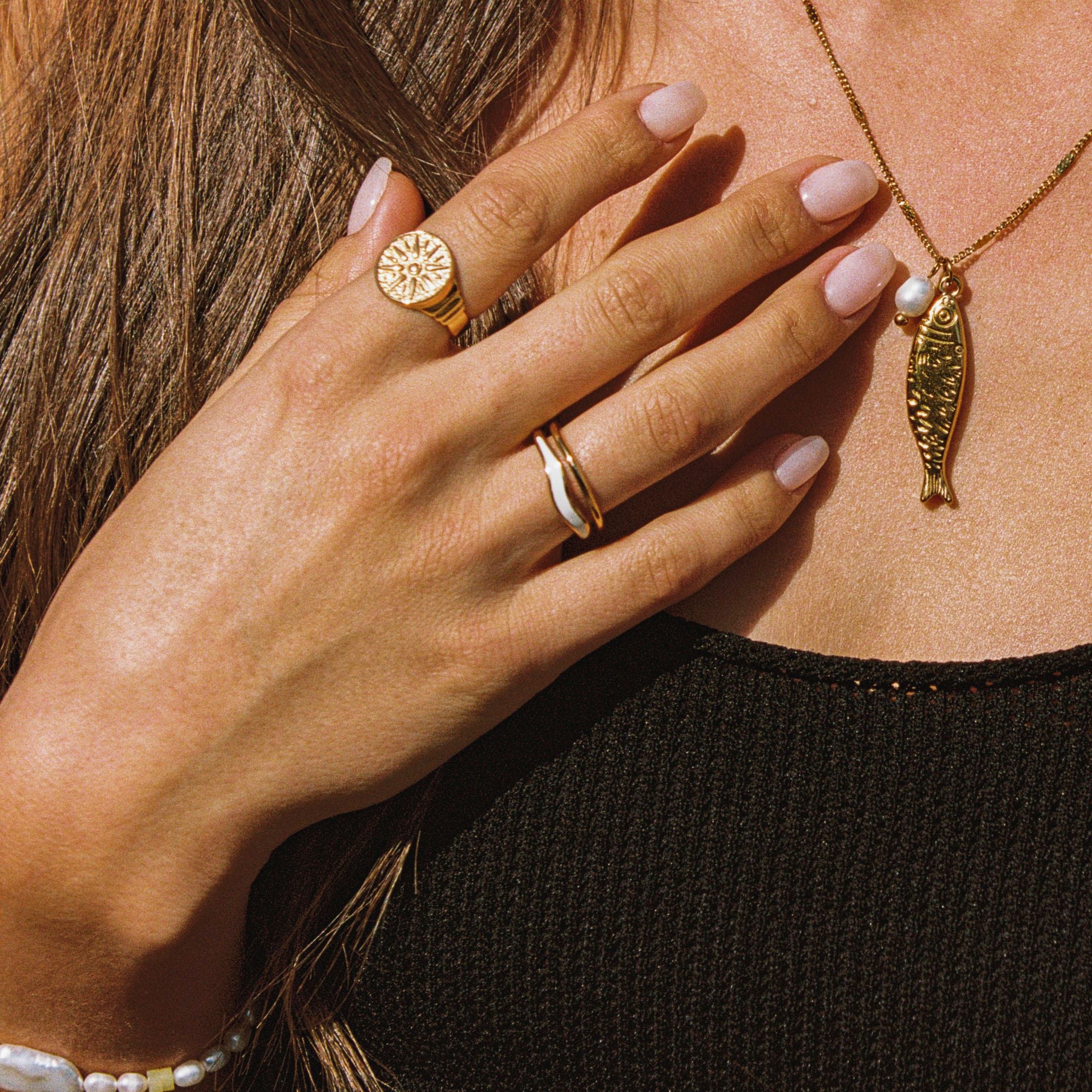 Two-Toned Gold Ring