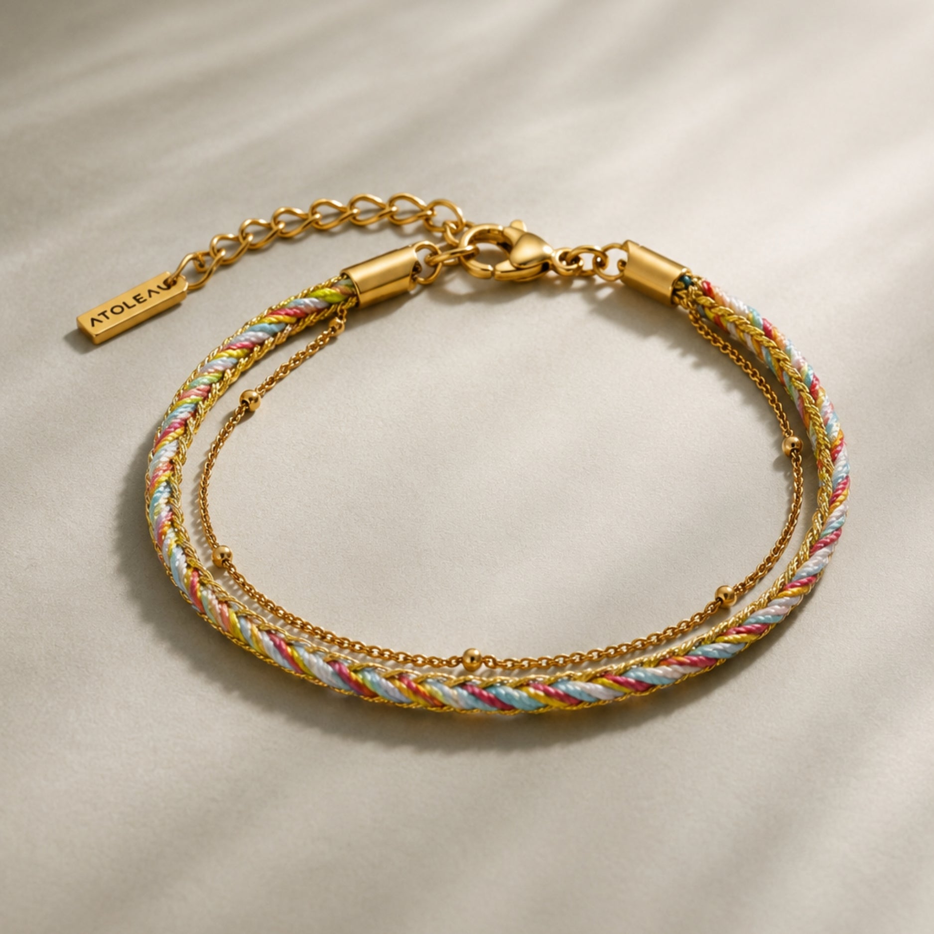 Vibrant Rope Bracelet