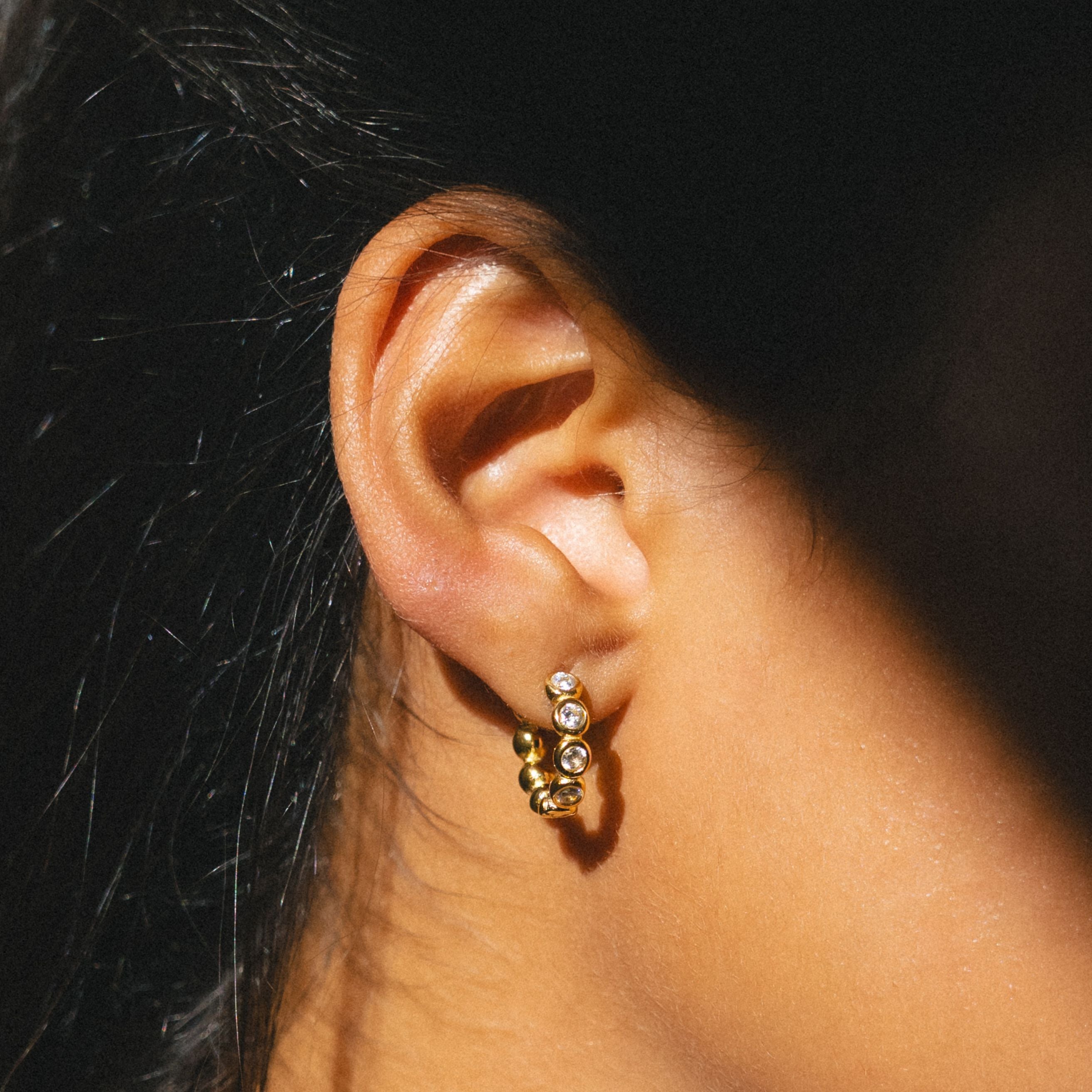 Waterproof Gem Earrings