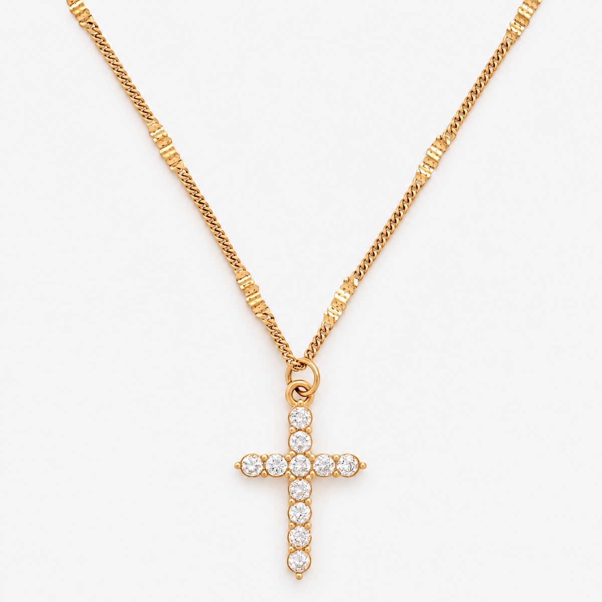 Zircon Cross Pendant